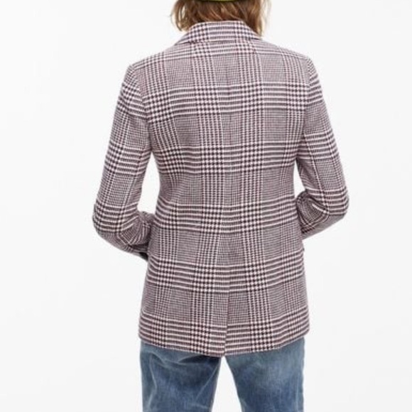 J. CREW Houndstooth Boyfriend Blazer - Picture 2 of 16